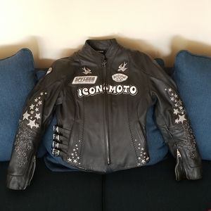 Icon Women's Bombshell Go-Go Motorcycle Jacket